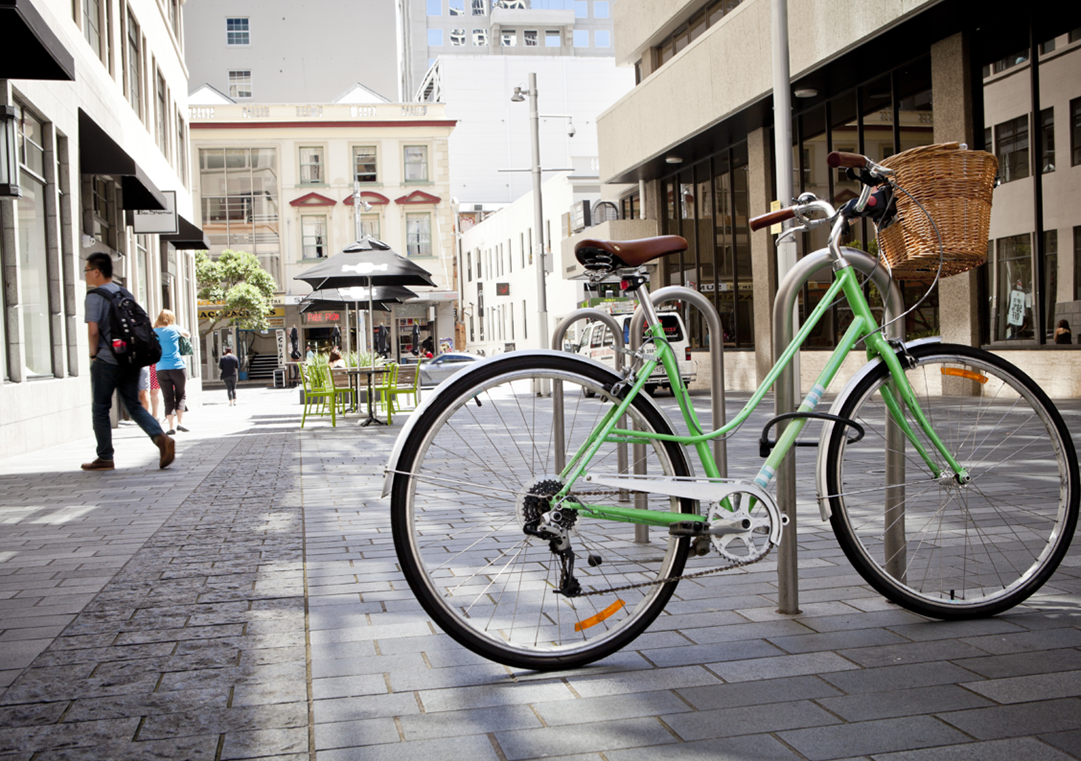 Provide cycle parking outside of the main circulation routes and capt – continuous accessible path of travel. 